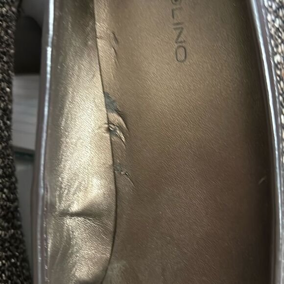 Bandolino | Women’s Brown Houndstooth Buckle Jamel Heels Pumps Size 9.5 - Picture 8 of 13